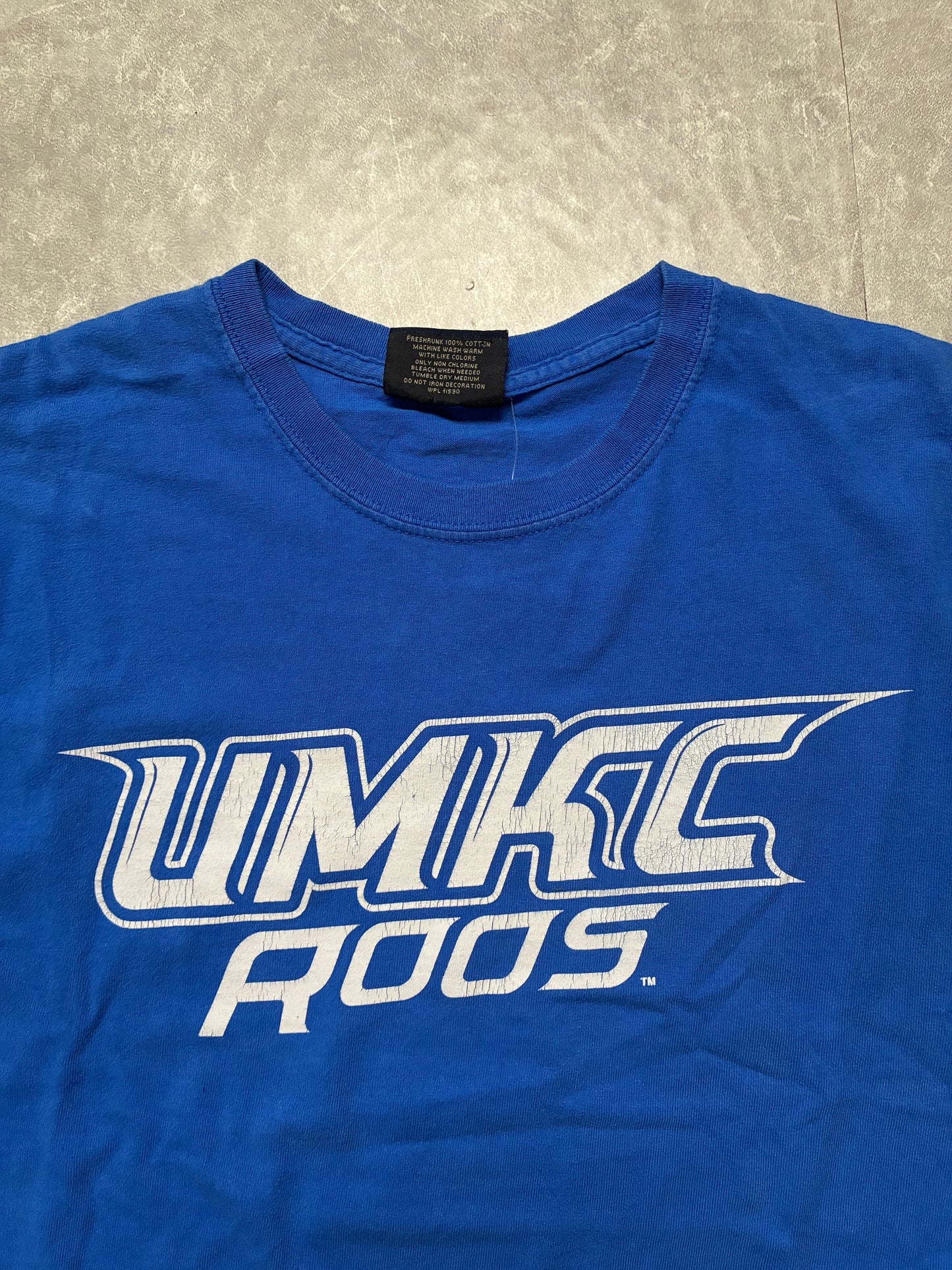 2000s Vintage UMKC Roos Blue T-Shirt -M
