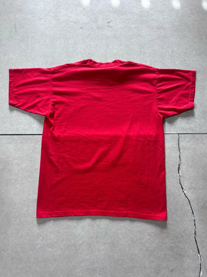 1997 Vintage Kansas City Chiefs AFC West Champs Red T Shirt Size L - | Martin City Vintage