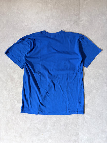 90s Vintage Italy Soccer Blue T Shirt -XL