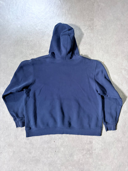2000s Vintage Adidas Embroidered Navy Hoodie -L