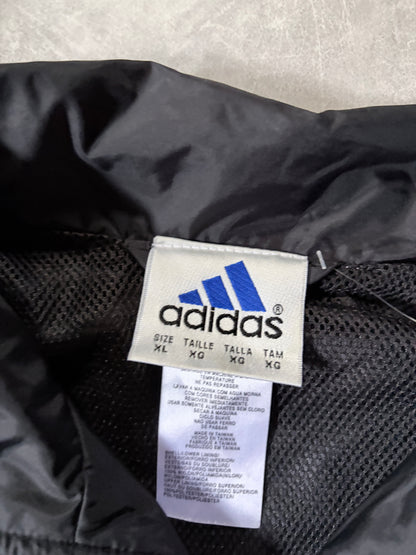 90s Vintage Adidas Black Zip Up Jacket -XL