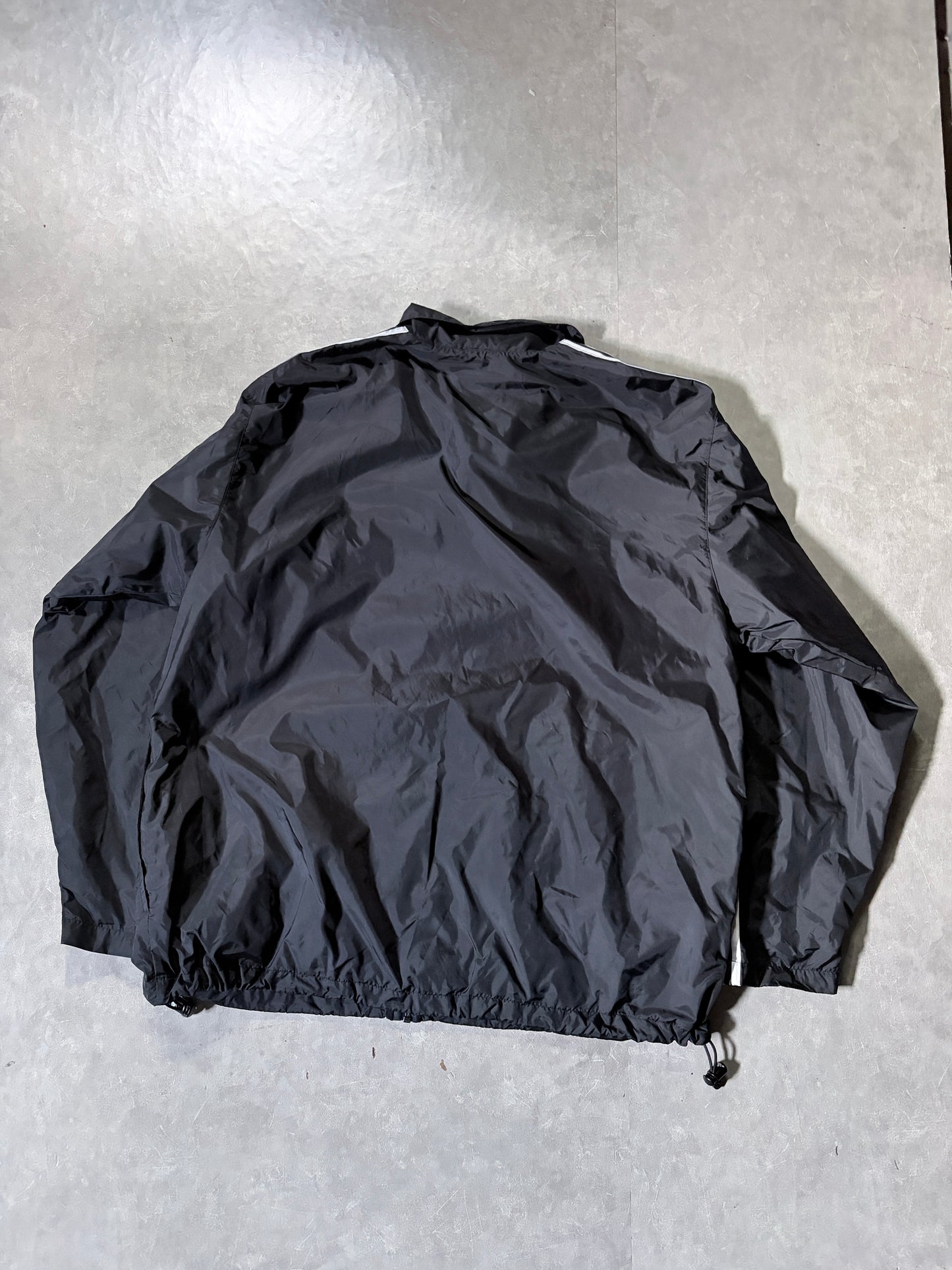 90s Vintage Adidas Black Zip Up Jacket -XL