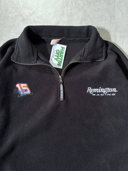 2000s Vintage NASCAR Remington Michael Waltrip Black Fleece -XL