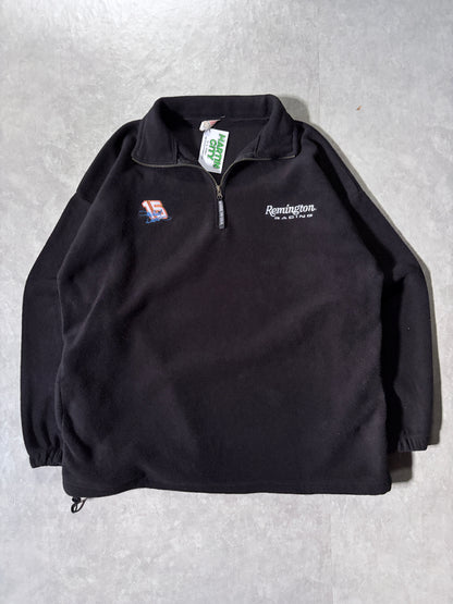 2000s Vintage NASCAR Remington Michael Waltrip Black Fleece -XL