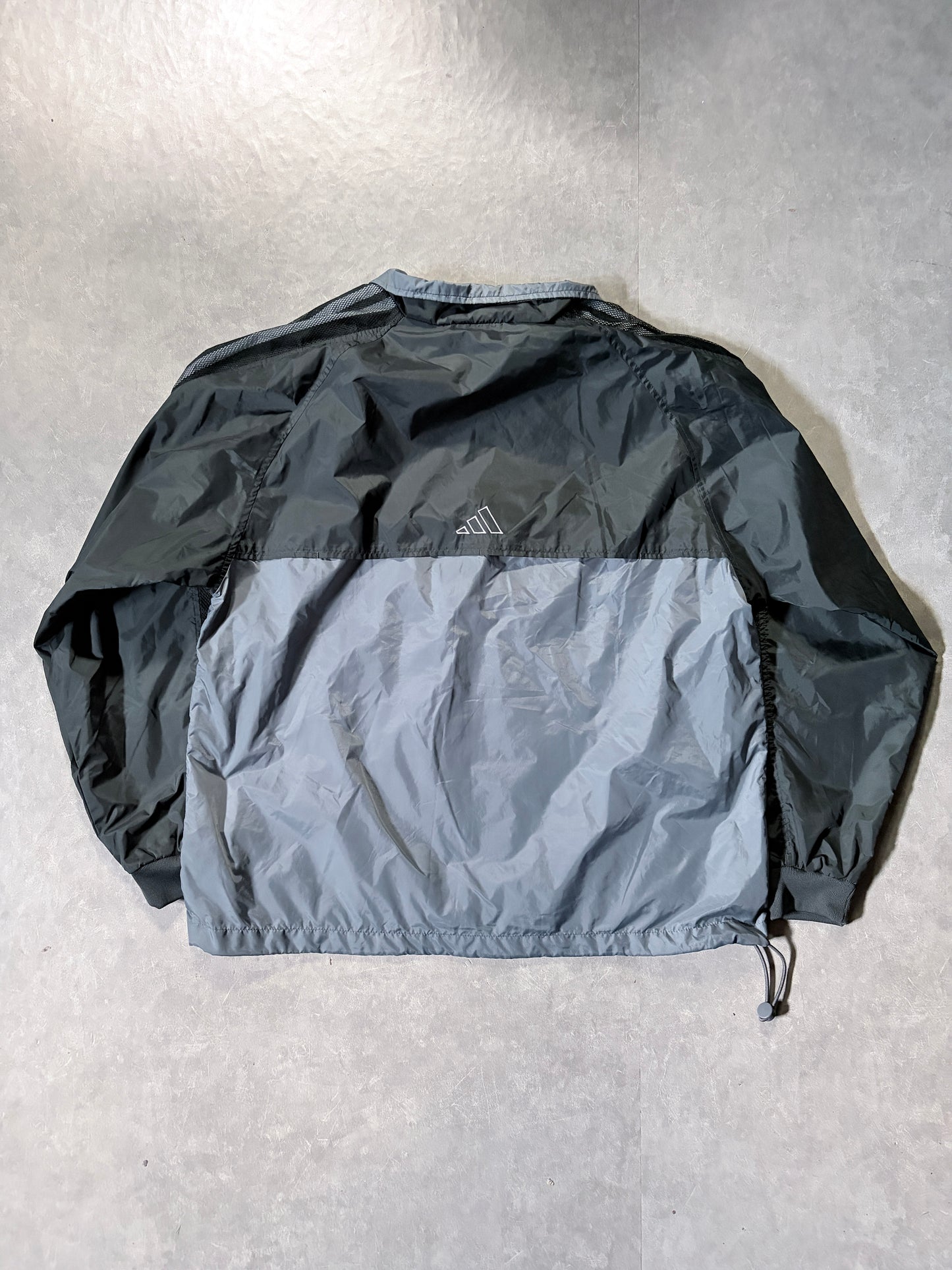 90s Vintage Adidas Grey Zip Up Jacket -XL