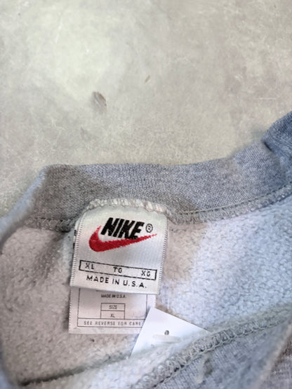 90s vintage Nike Embroidered Grey Crewneck -XL