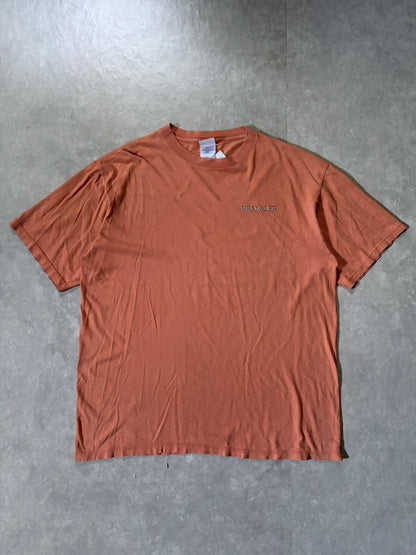 90s Vintage Wrangler Bull Riding Orange T Shirt -XL
