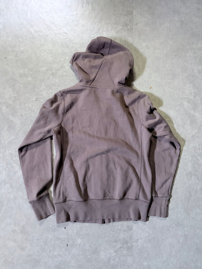2000s Vintage Nike Brown Zip Up Hoodie -M