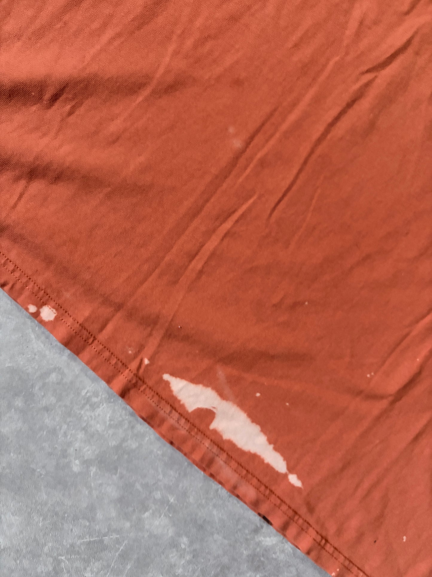90s Vintage Nike Distressed Orange T-Shirt -XL