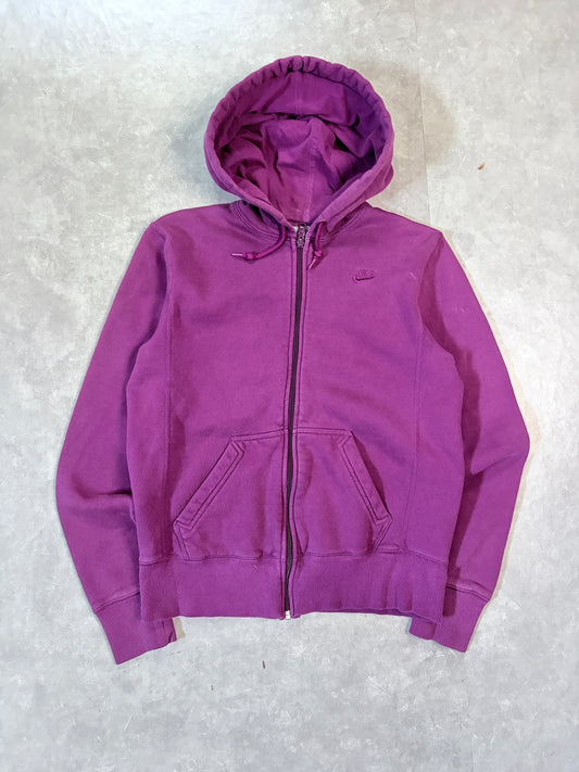 2000s Vintage Nike Purple Zip Up Hoodie -M