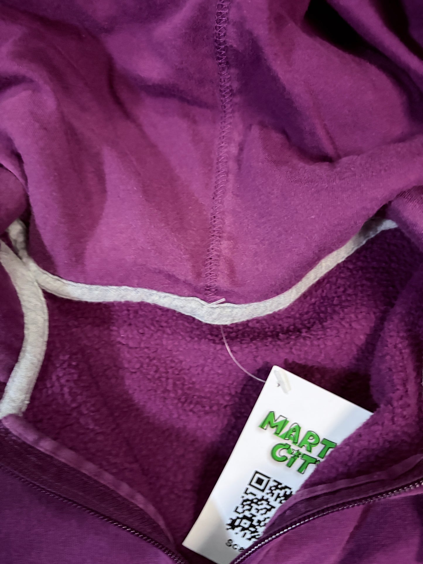 2000s Vintage Nike Purple Zip Up Hoodie -M