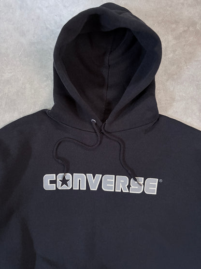 90s Vintage Converse Black Hoodie -XL