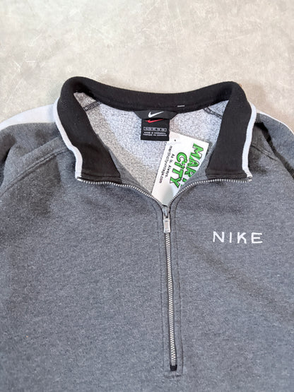 90s Vintage Nike Grey Quarter Zip -XL