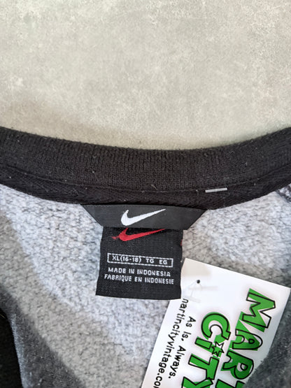 90s Vintage Nike Grey Quarter Zip -XL