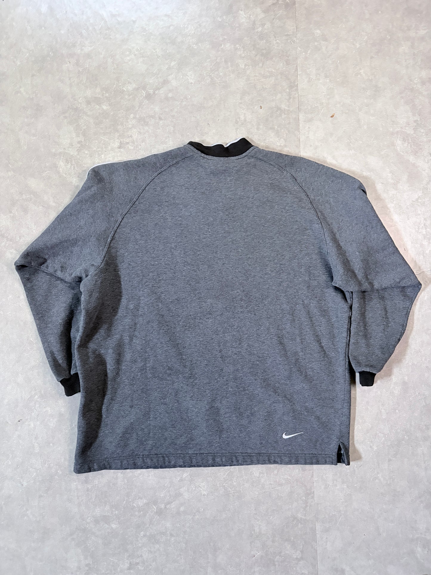90s Vintage Nike Grey Quarter Zip -XL