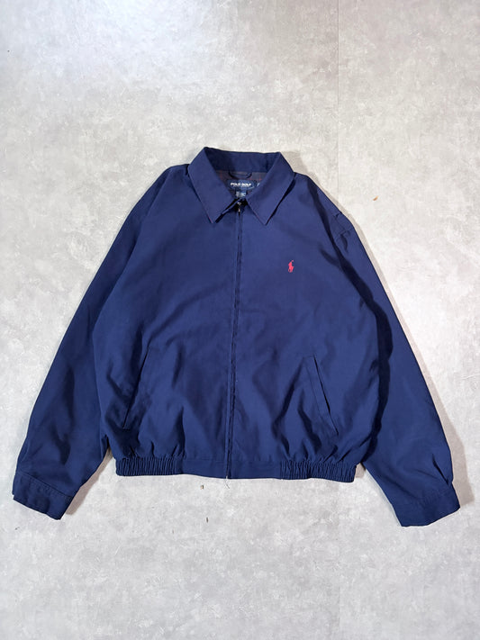 90s Vintage Polo Ralph Lauren Golf Navy Zip Up Jacket -L