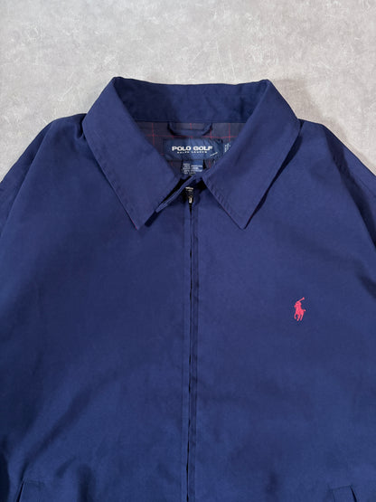 90s Vintage Polo Ralph Lauren Golf Navy Zip Up Jacket -L
