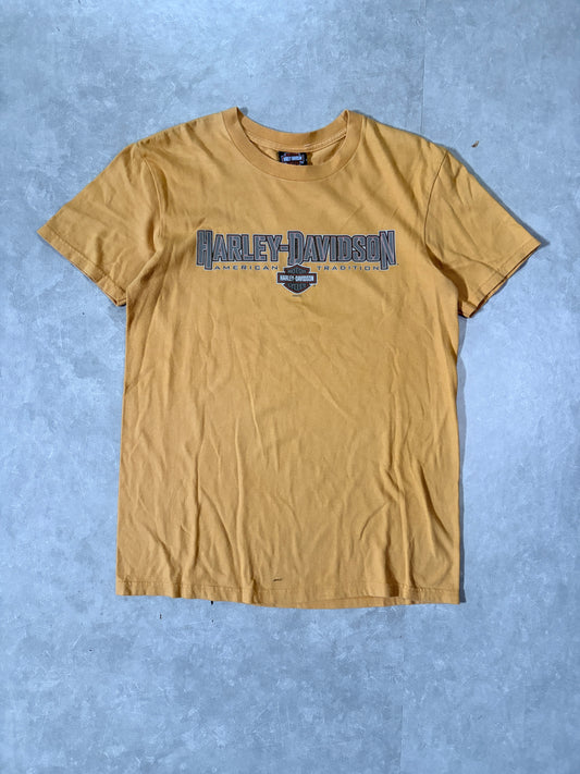 2000s Vintage Harley Davidson Yellow T-Shirt -M
