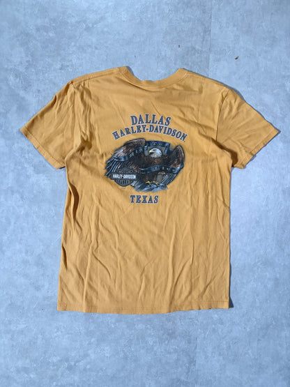 2000s Vintage Harley Davidson Yellow T-Shirt -M