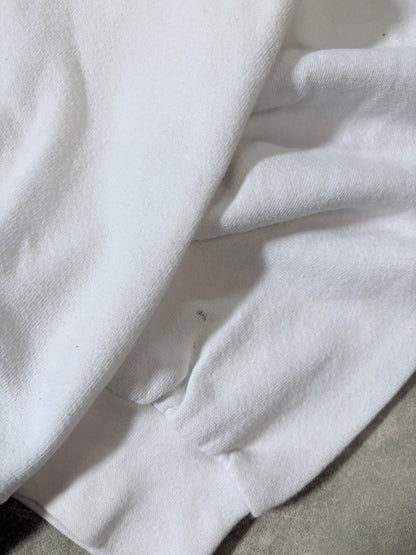 90s Vintage Nike Embroidered White Crewneck -S