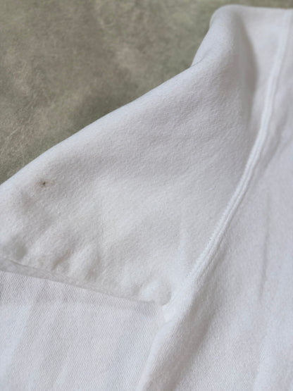90s Vintage Nike Embroidered White Crewneck -S