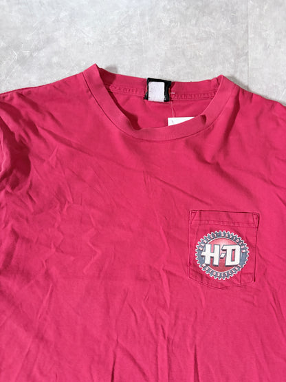 2000s Vintage Harley Davidson Red Pocket T-Shirt -XL