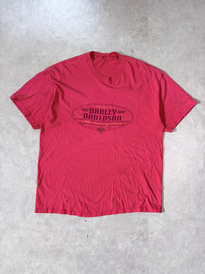2000s Vintage Harley Davidson Oval Red T-Shirt -XL
