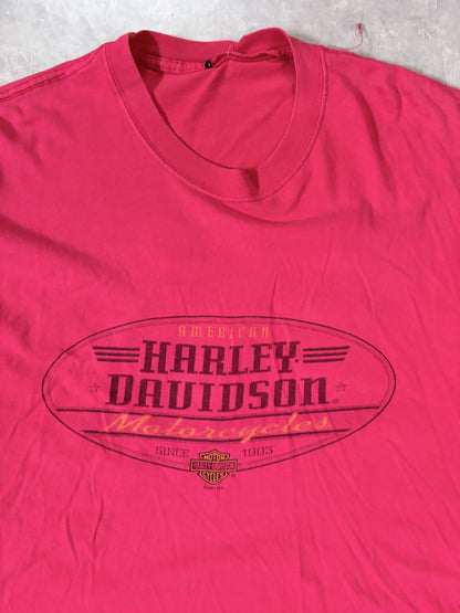 2000s Vintage Harley Davidson Oval Red T-Shirt -XL
