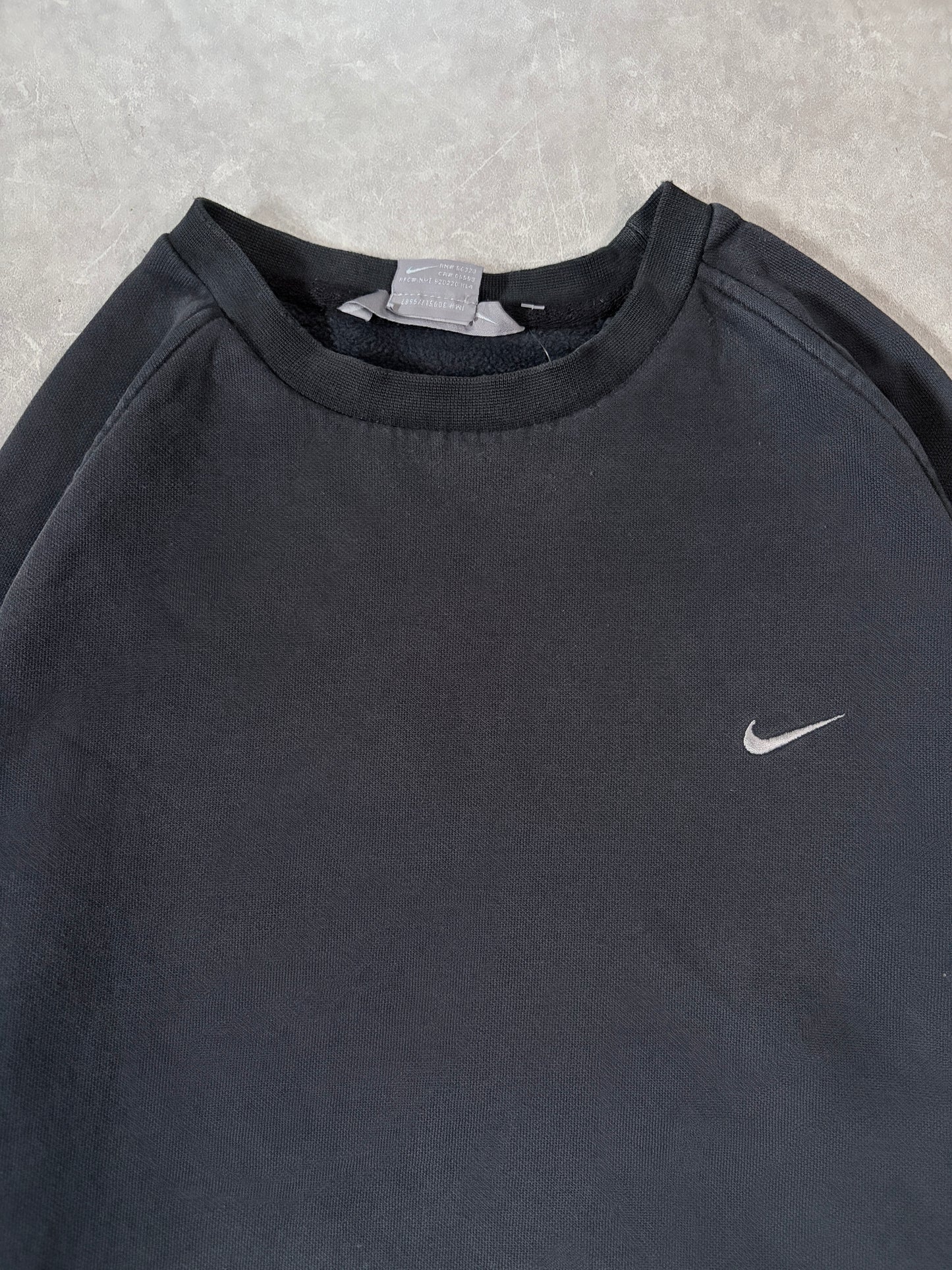 2000s Vintage Nike Black Crewneck -XL