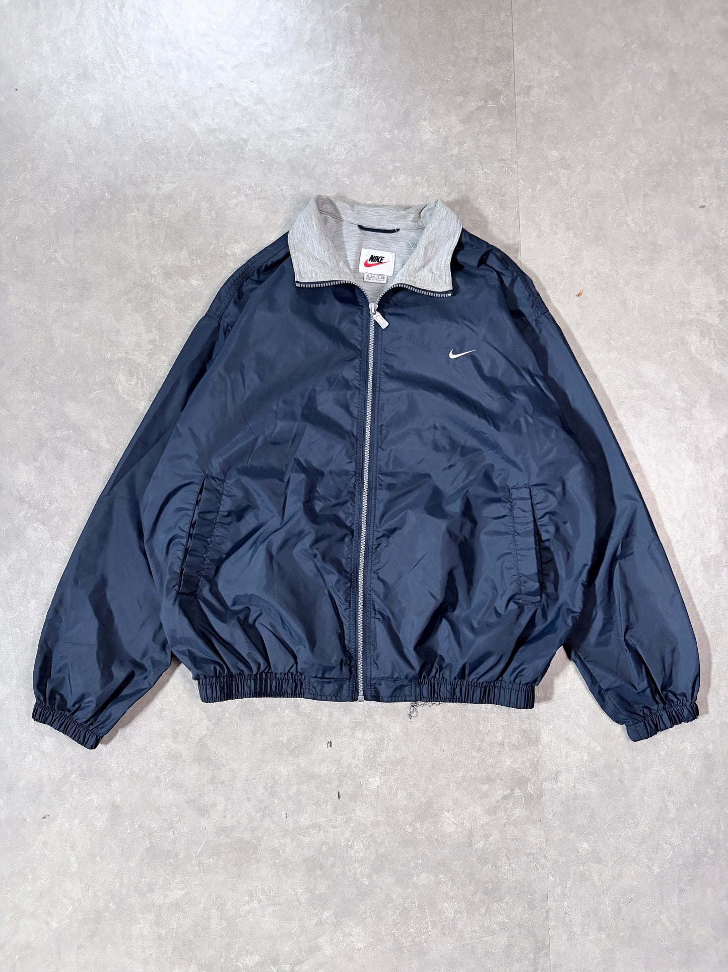 90s Vintage Nike Navy Zip Up Jacket -XL