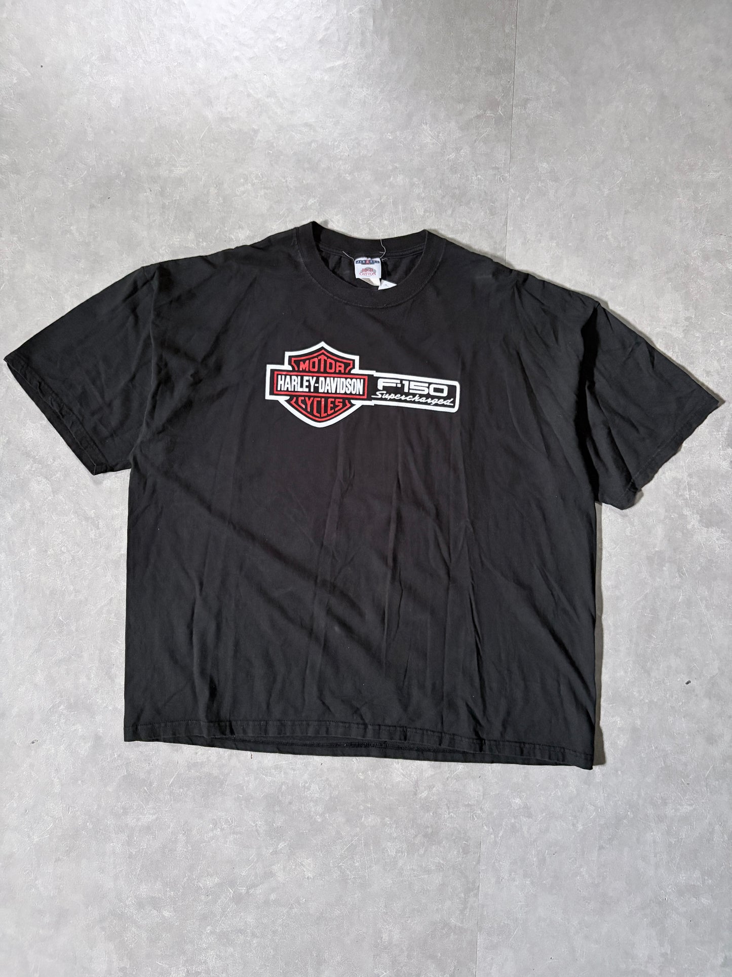 2000s Vintage Harley Davidson Ford F-150 Black T Shirt -XXL