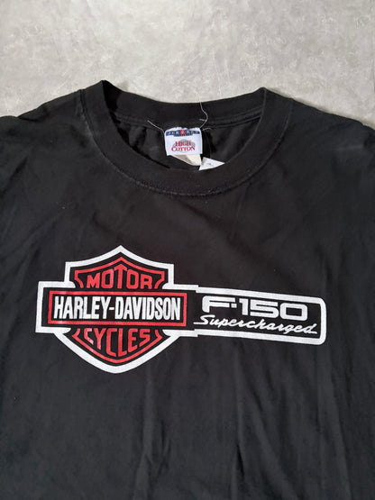 2000s Vintage Harley Davidson Ford F-150 Black T Shirt -XXL