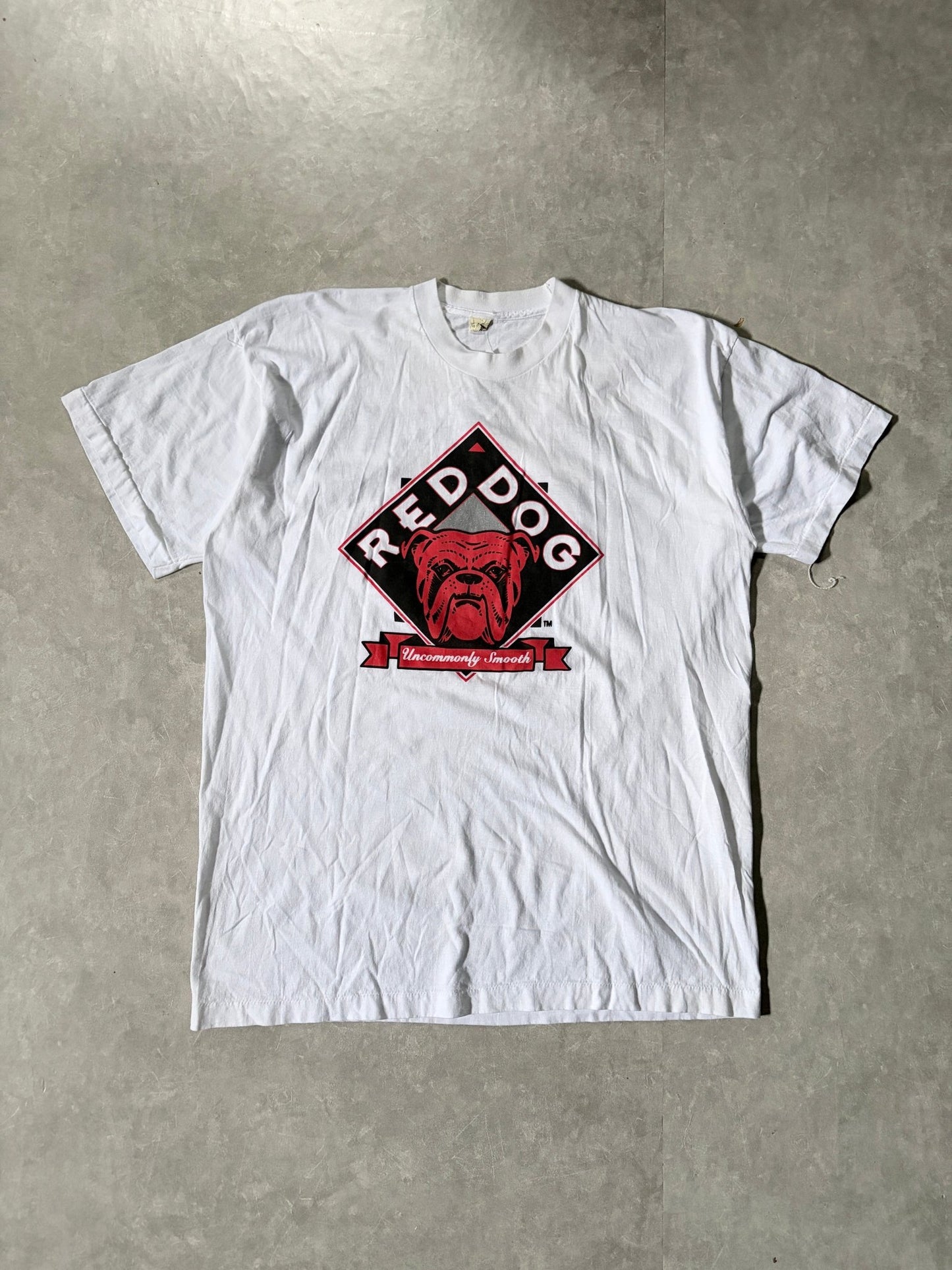 90s Vintage Red Dog White T-Shirt -XL