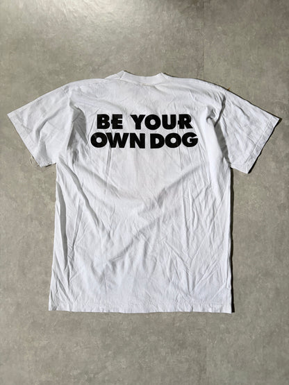 90s Vintage Red Dog White T-Shirt -XL