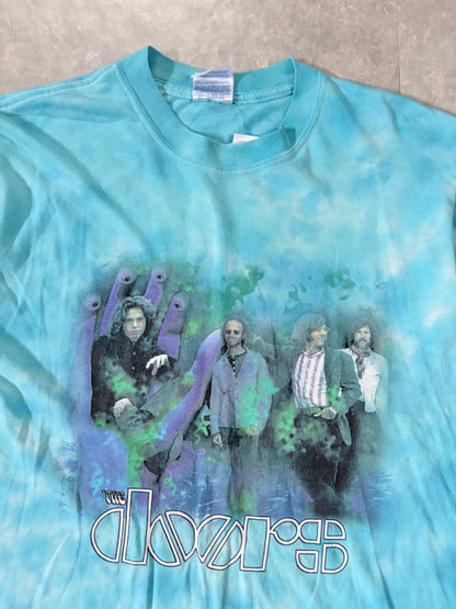 90s Vintage The Doors Blue Tie Dye T-Shirt -M