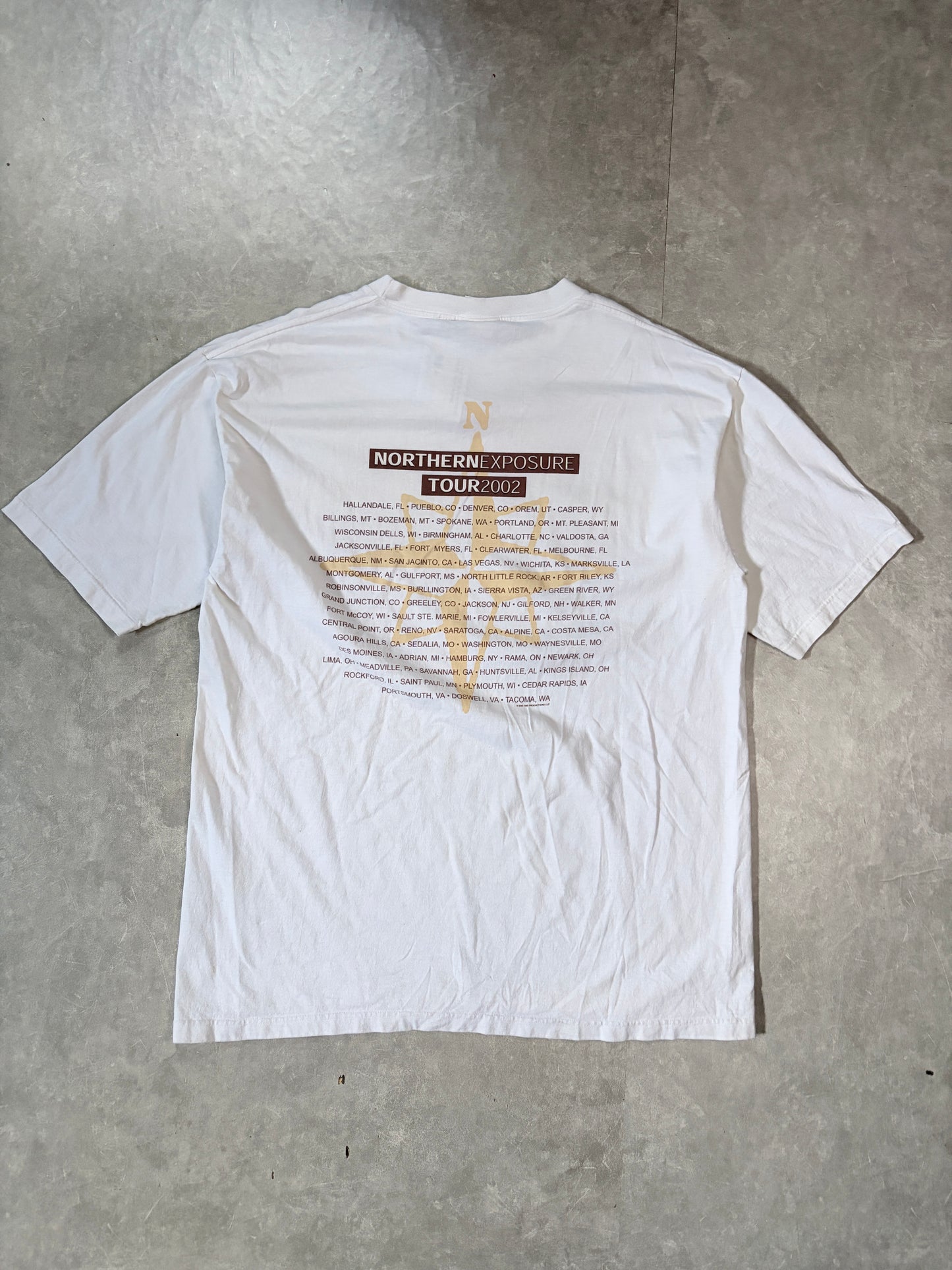 2002 Vintage Styx Northern Exposure Winterland White T-Shirt -XXL
