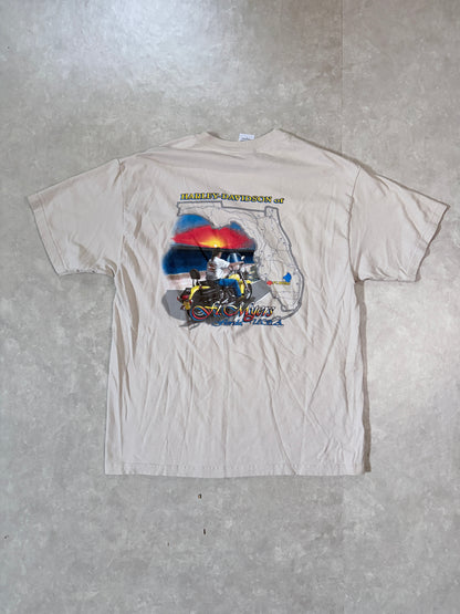 Harley Davidson Cream T-Shirt -L