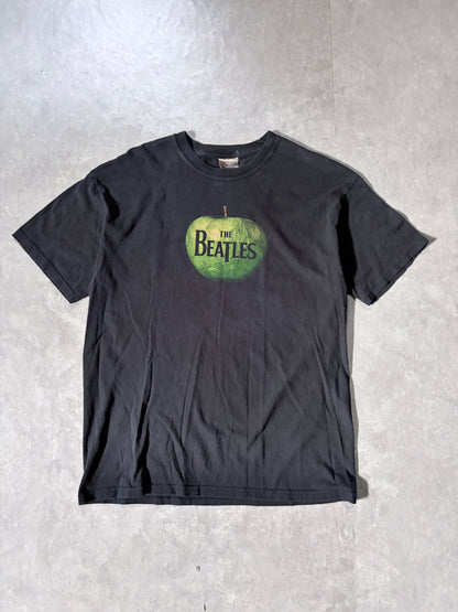 2000s Vintage The Beatles Apple Black T-Shirt -L