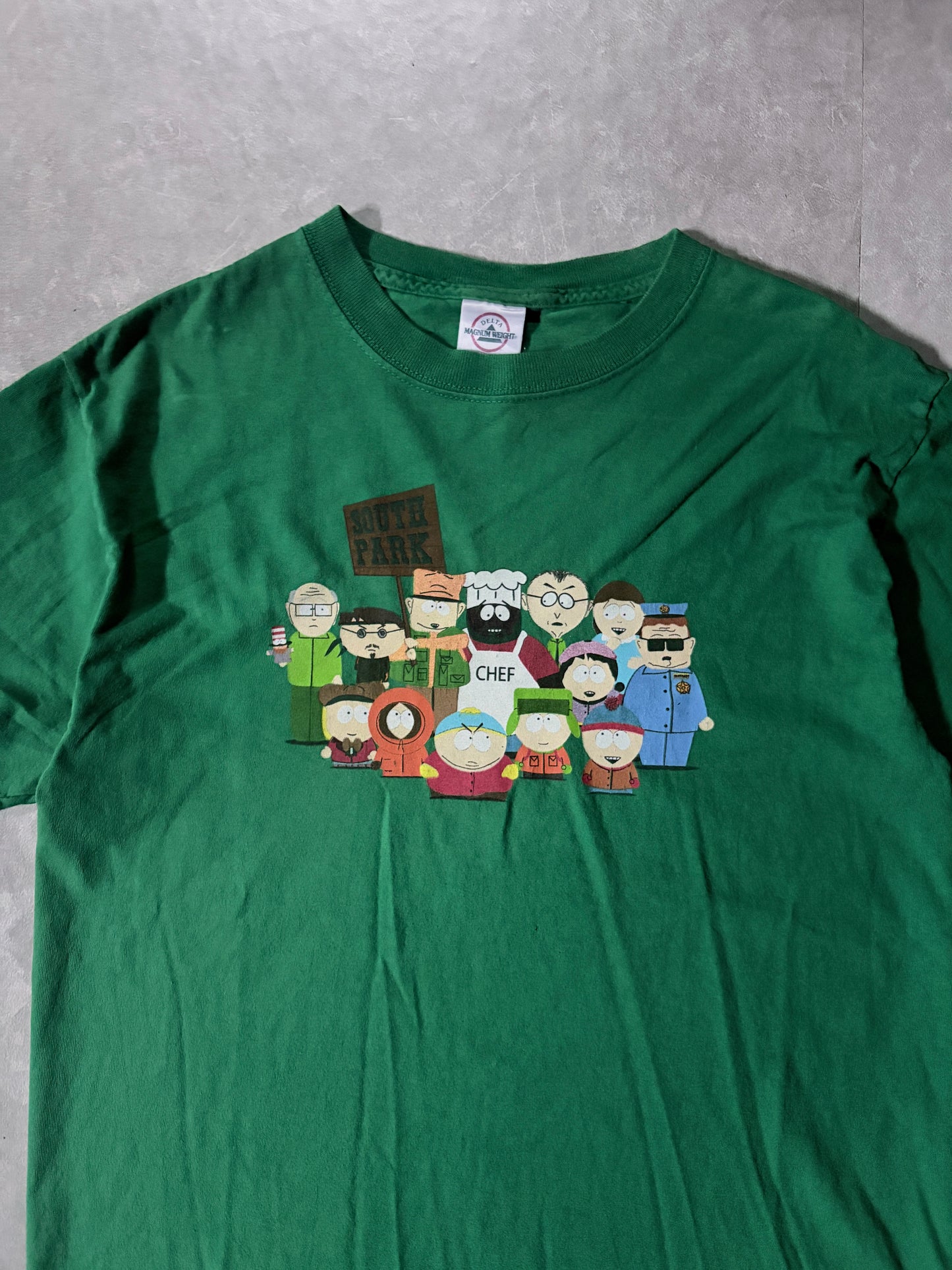 2000s Vintage South Park Green T-Shirt -M