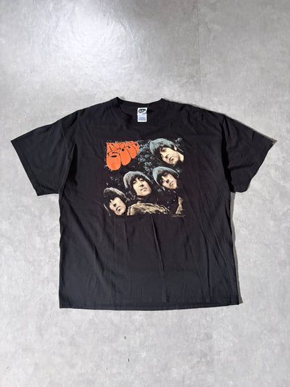 2000s Vintage The Beatles Rubber Soul Black T-Shirt -XL