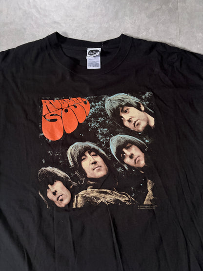 2000s Vintage The Beatles Rubber Soul Black T-Shirt -XL