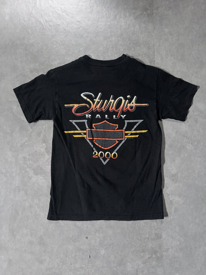 2000 Vintage Harley Davidson Sturgis Buffalo Black T-Shirt -M
