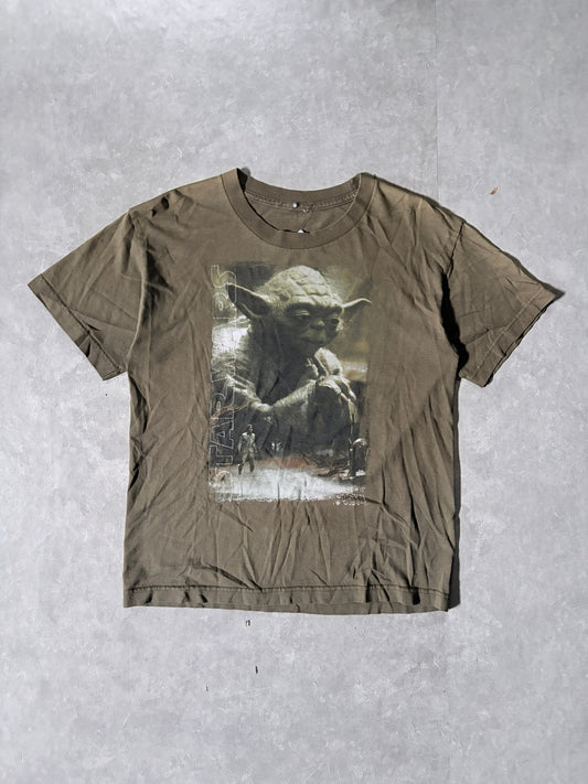 2000s Vintage Star Wars Yoda Green T-Shirt -L - L | Martin City Vintage