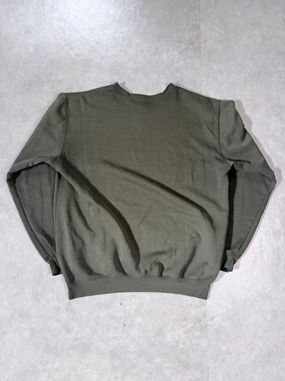 2000s Vintage Carhartt Embroidered Green Crewneck -L