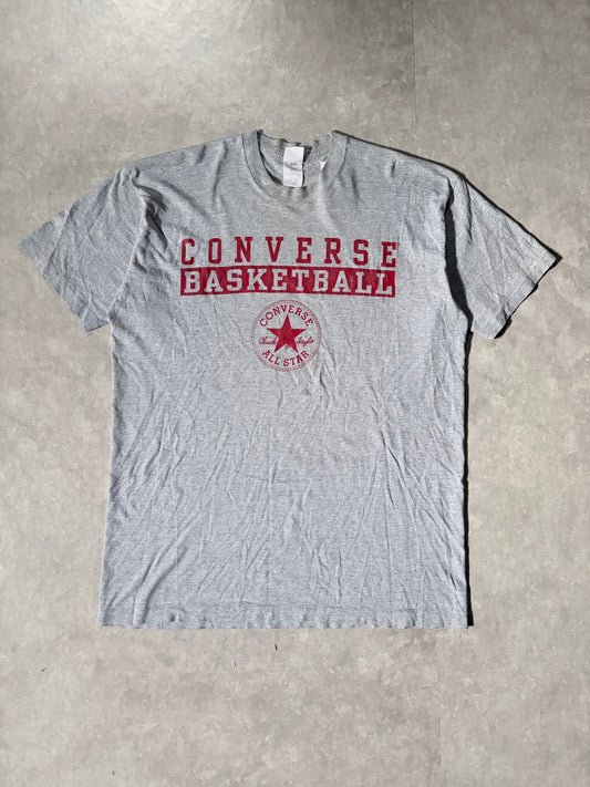 90s Vintage Converse Basketball Grey T-Shirt -XXL - XXL | Martin City Vintage