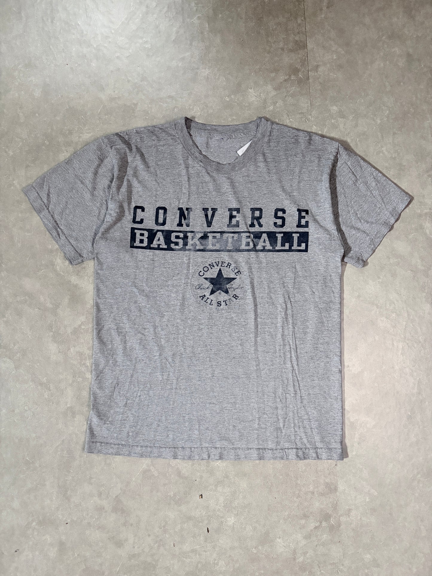 90s Vintage Converse Basketball Grey T-Shirt -XL