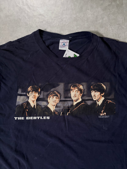 90s Vintage The Beatles Navy T-Shirt -XXL