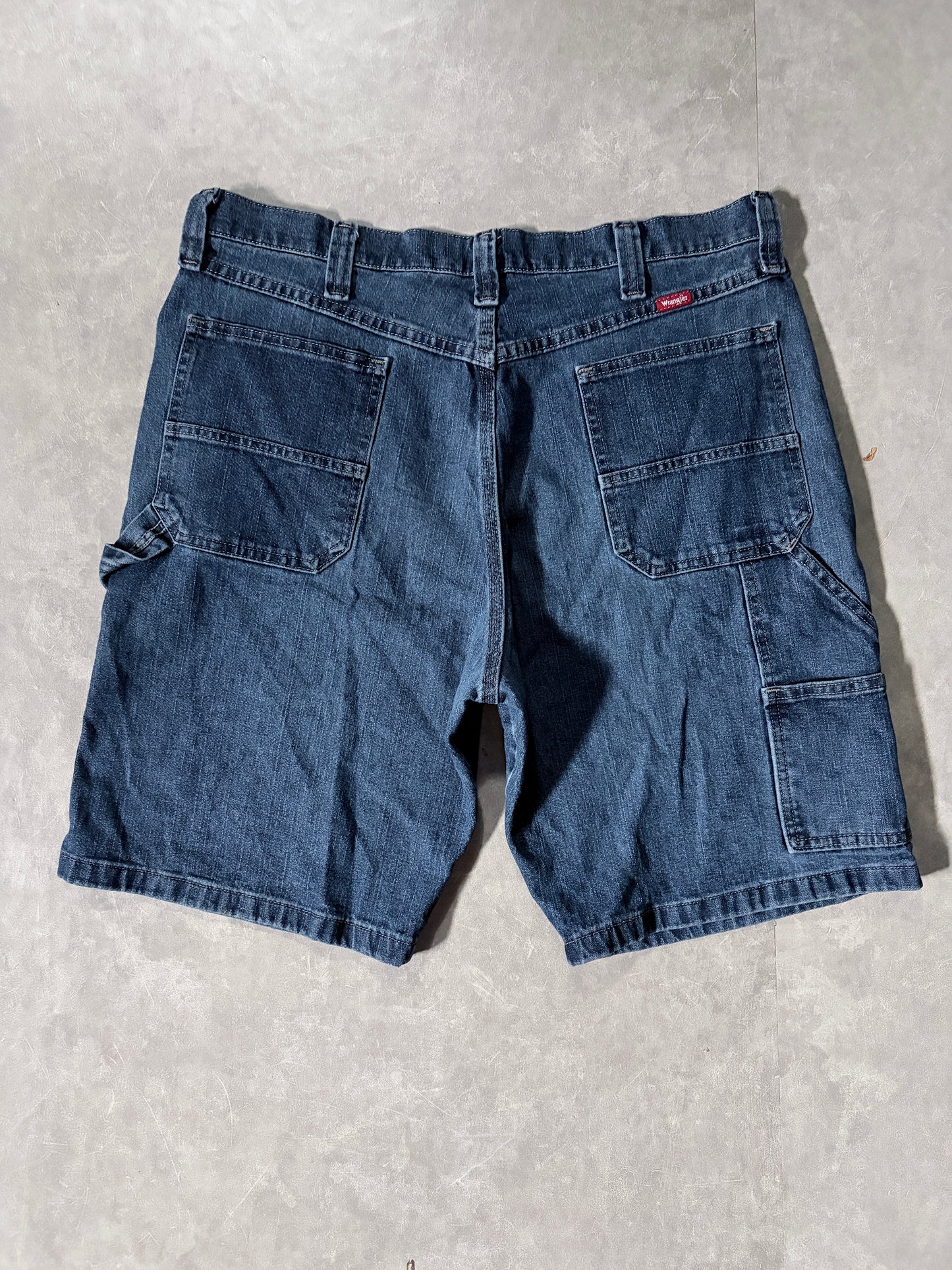 2000's Vintage Wrangler Carpenter Jorts Full Back View