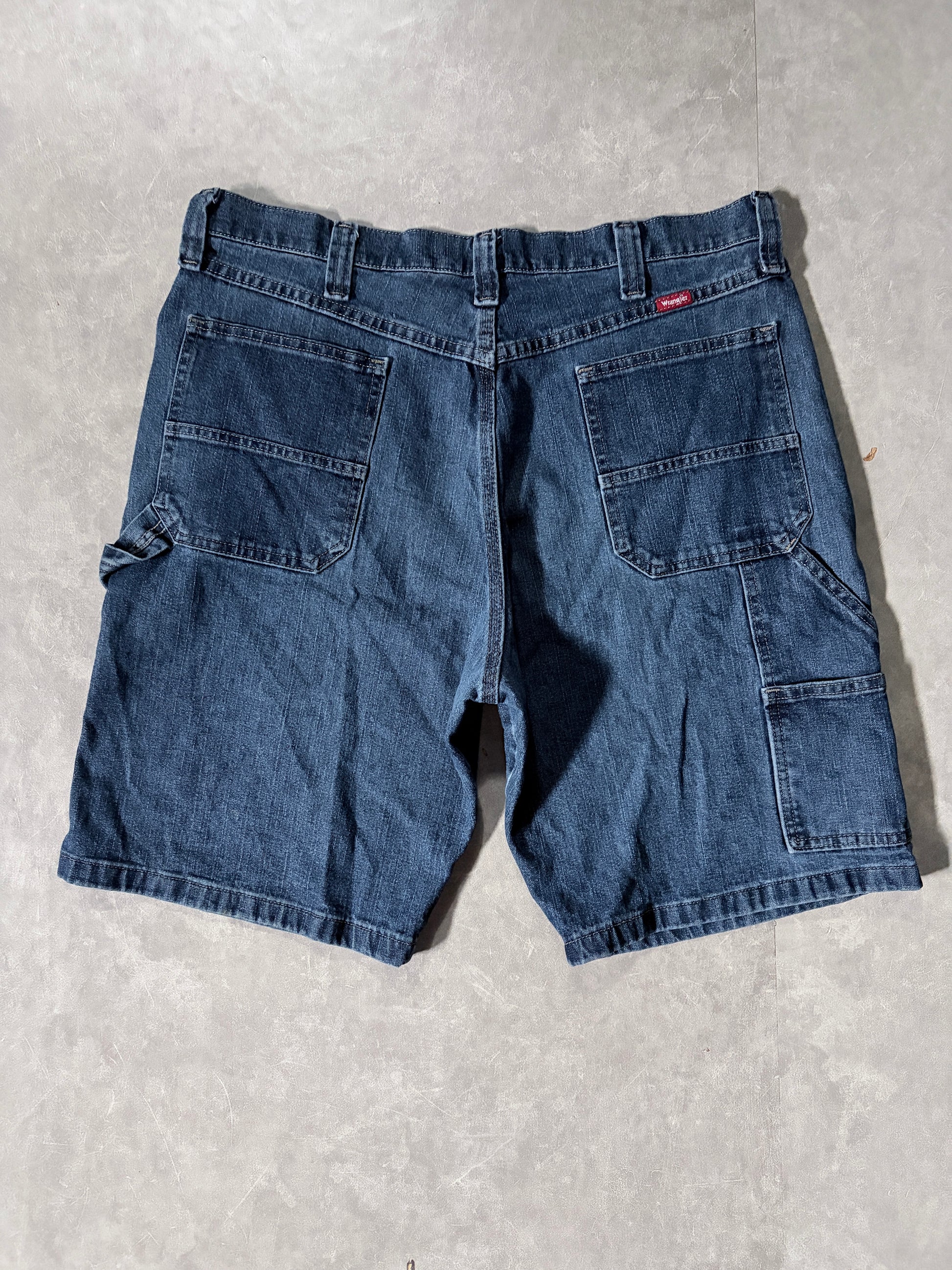2000's Vintage Wrangler Carpenter Jorts Full Back View