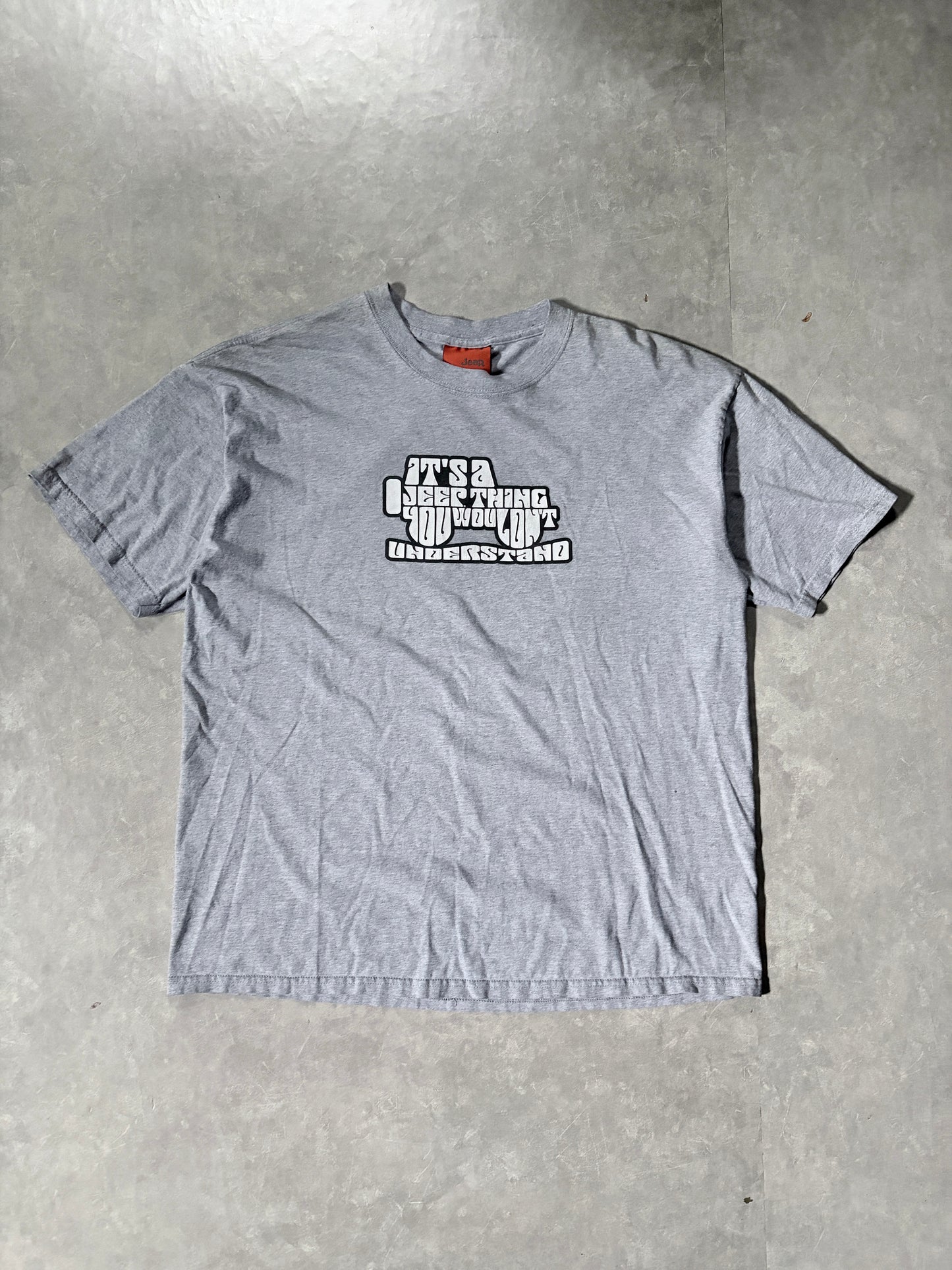 2000's Vintage Jeep Print Shirt Full Front View